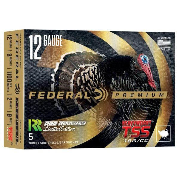 Federal Heavyweight TSS Rob Roberts Special Edition Shotshell 12ga 3" 2oz 1100 fps #9 5/ct - Precision Shot Firearms