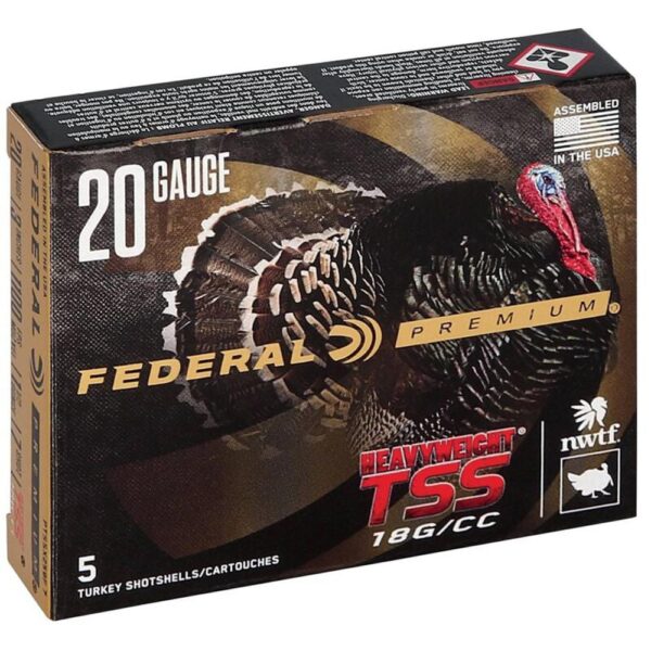 Federal Heavyweight TSS 20ga 3" 1-1/2oz 1200 fps #7 5/ct - Precision Shot Firearms