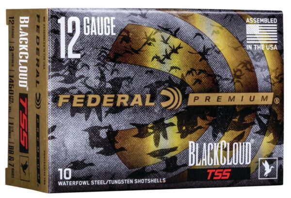 Federal Black Cloud TSS Shotshells 12ga 3" 1-1/4oz 1450 fps #BB #7 10/ct - Precision Shot Firearms