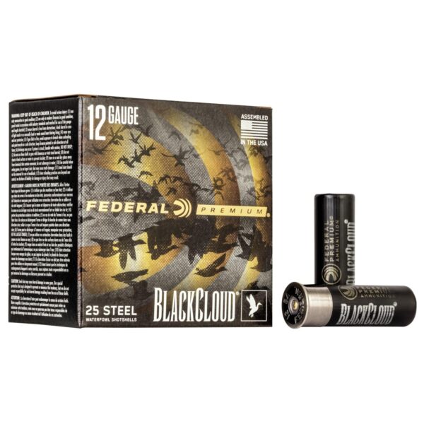 Federal Black Cloud FS Steel Shotshells 12ga. 3" 1-1/4oz #4 1450 fps 25/ct - Precision Shot Firearms