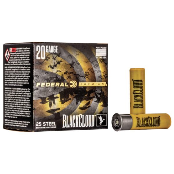 Federal Black Cloud FS Steel Shotshells 20ga. 3" 1oz 1350 fps #4 25/ct - Precision Shot Firearms