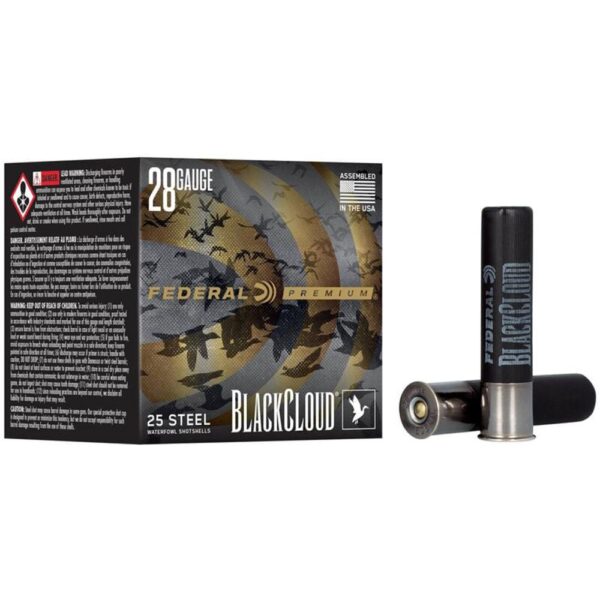 Federal Black Cloud FS Steel Shotshell 28ga 3" 3/4oz 1400 fps #3 25/ct - Precision Shot Firearms