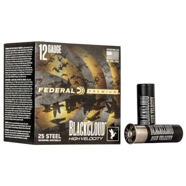 Federal Black Cloud FS Steel High Velocity Shotshells 12ga. 3" 1-1/8oz #3 1635 fps 25/ct - Precision Shot Firearms