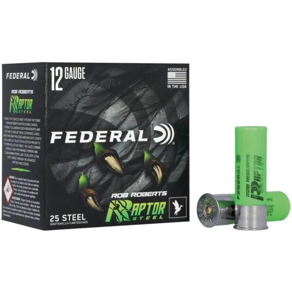 Federal Ron Roberts Raptor Steel Shotshells 12ga 3" 1-3/8oz 1400 fps #3 25/ct - Precision Shot Firearms