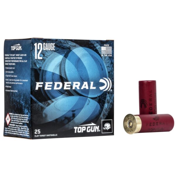 Federal Top Gun Shotshells 12 ga 2-3/4" 1 oz #8 25/ct - Precision Shot Firearms