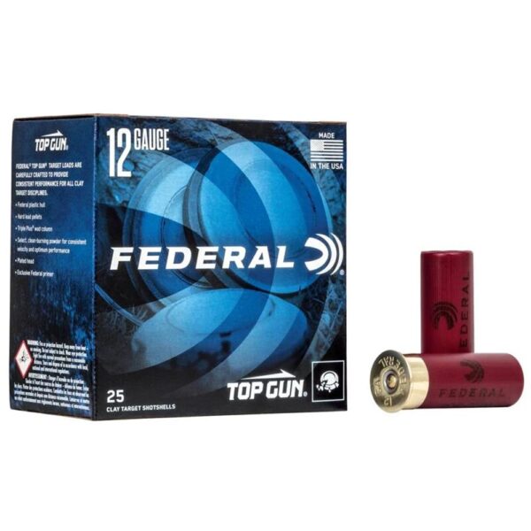 Federal Top Gun Shotshells 12 ga 2-3/4" 1-1/8 oz 1200fps #7.5 250/ct Case - Precision Shot Firearms