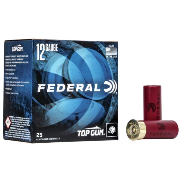 Federal Top Gun Shotshells 12 ga 2-3/4" 1-1/8 oz #7.5 1200 fps 25/ct - Precision Shot Firearms