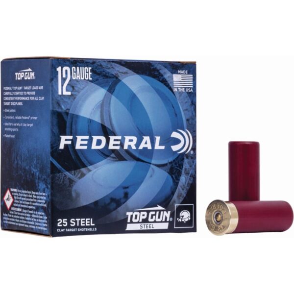 Federal Top Gun Steel Shotshells 12 ga 2-3/4" 1-1/8oz 1145 fps #7 25/ct - Precision Shot Firearms