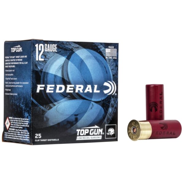 Federal Top Gun 12 ga 2-3/4" 1-1/8 oz #7.5 25/Box - Precision Shot Firearms