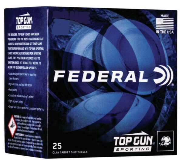 Federal Top Gun Sporting Shotshells 28 ga 2-3/4" 3/4 oz 1330 fps #8 25/ct - Precision Shot Firearms