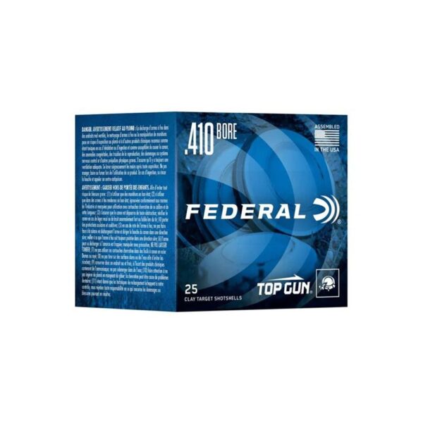 Federal Top Gun Sporting Shotshells .410 2-1/2" 1/2 oz 1330 fps #9 25/ct - Precision Shot Firearms