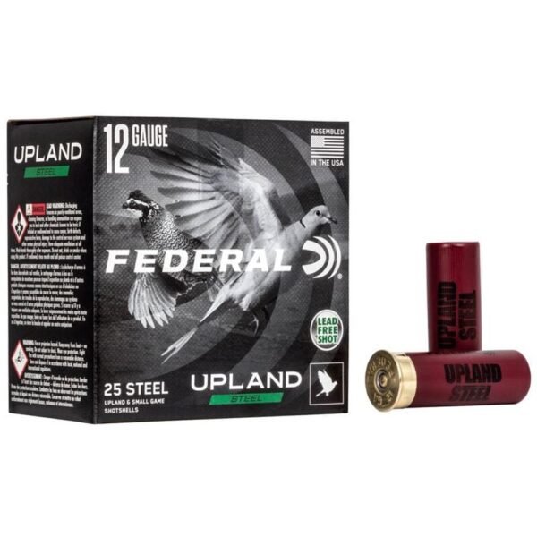 Federal Upland Steel Shotshells 12ga 2-3/4" 1-1/8 oz 1400 fps #6 25/ct - Precision Shot Firearms