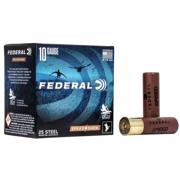Federal Speed-Shok Shotshells10ga 3-1/2" 1-1/2oz T Shot 1450 fps 25/ct - Precision Shot Firearms