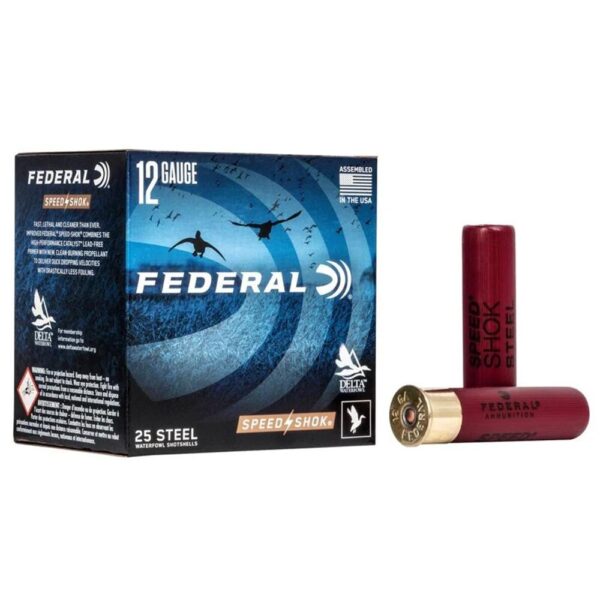 Federal Speed-Shok High Velocity Steel Shotshells 12ga 3-1/2" #3 1-3/8oz 1550 fps 25ct - Precision Shot Firearms