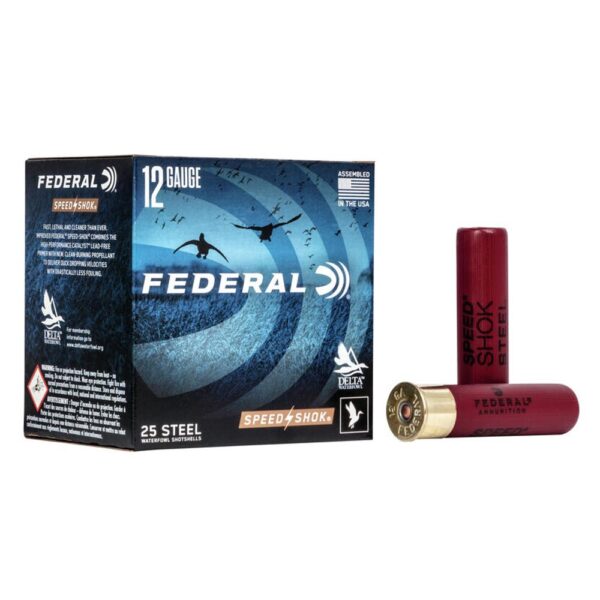 FEDERAL SPEED-SHOK HIGH VELOCITY STEEL 12GA 3-1/2" 1-3/8OZ BBB AMMO 25RD - Precision Shot Firearms