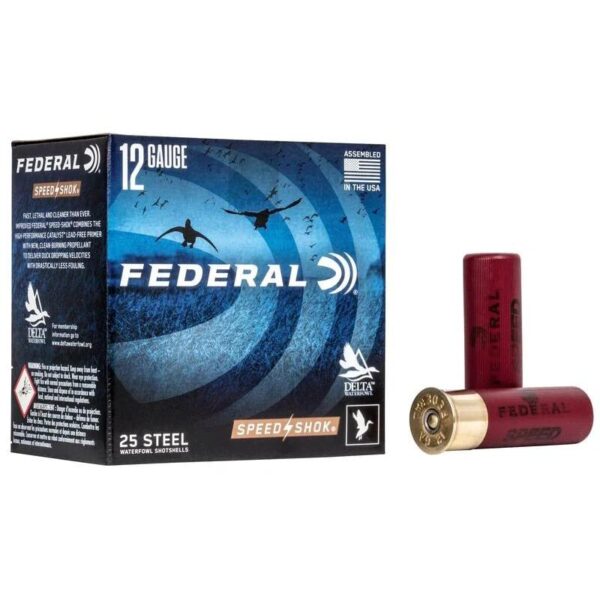 Federal Speed-Shok High Velocity Shotshells 12ga 3" 1-1/8oz 1550 fps #3 Shot 25ct - Precision Shot Firearms