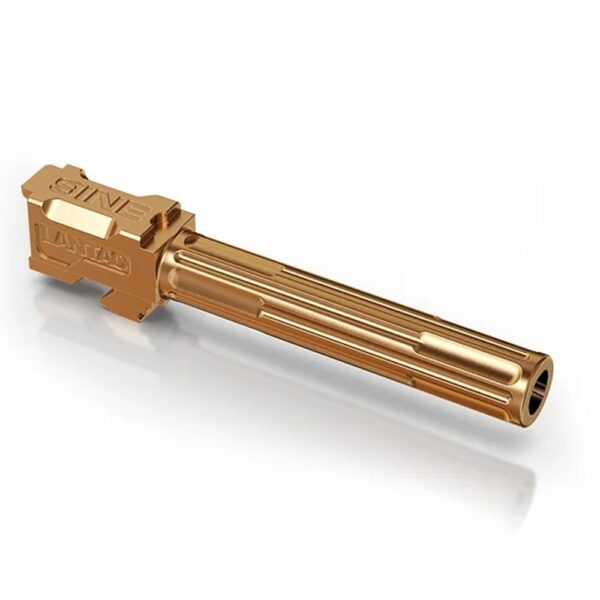 Lantac 9ine G17 Fluted Handgun Barrel Non Threaded Bronze - Precision Shot Firearms