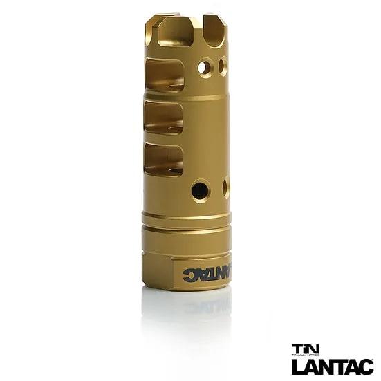 Lantac Dragon Muzzle Brake .223/556 Gold Titanium Nitride - Precision Shot Firearms