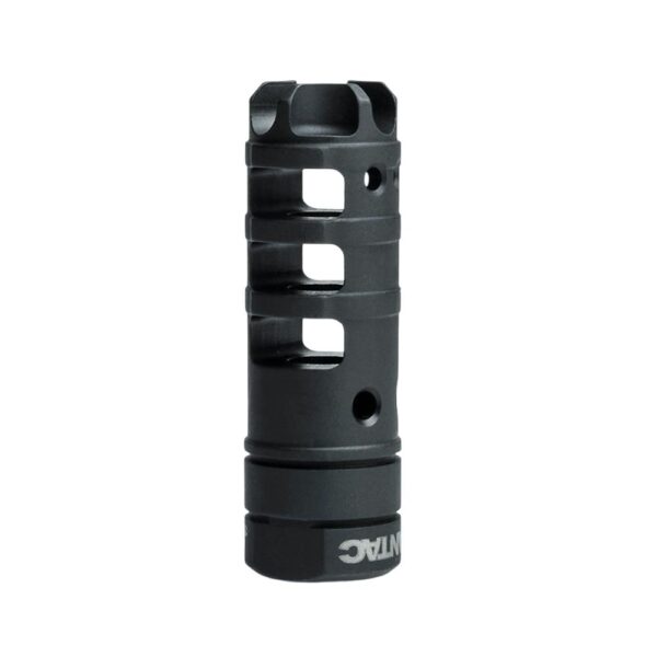 Lantac Dragon Muzzle Brake 9mm Luger 2.66" 1/2x28 Thread with Dead Air Xeno Mount - Precision Shot Firearms