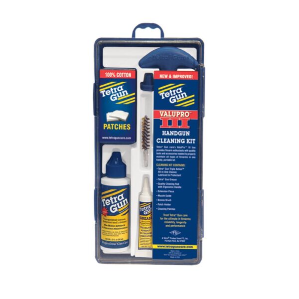 Tetra ValuPro III Gun Cleaning Kit .357/.38/9mm Handgun - Precision Shot Firearms