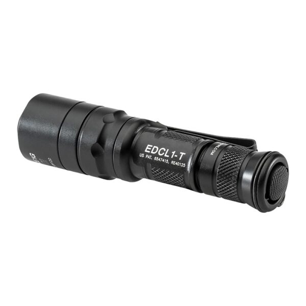 Surefire EDCL1-T Dual Output Everyday Carry Flashlight 500 Lumens Black - Precision Shot Firearms