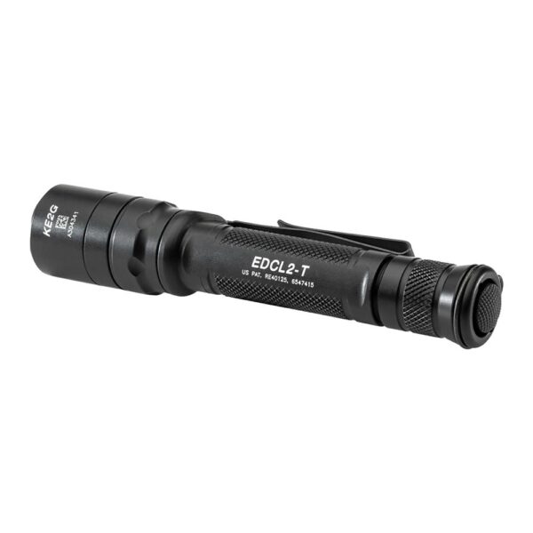 Surefire EDCL2-T Dual Output Everyday Carry Flashlight 500 Lumens Black - Precision Shot Firearms