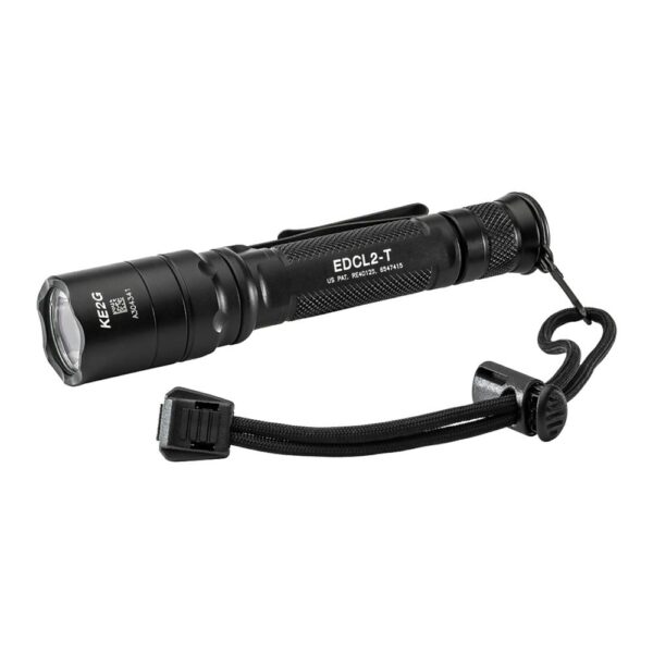 Surefire EDCL2-T Dual Output Everyday Carry Flashlight 500 Lumens Black - Precision Shot Firearms