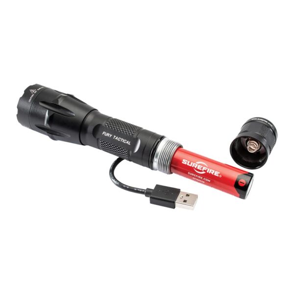 Surefire DFT Dual Fuel Tactical LED Flashlight 1500 Lumens Black - Precision Shot Firearms