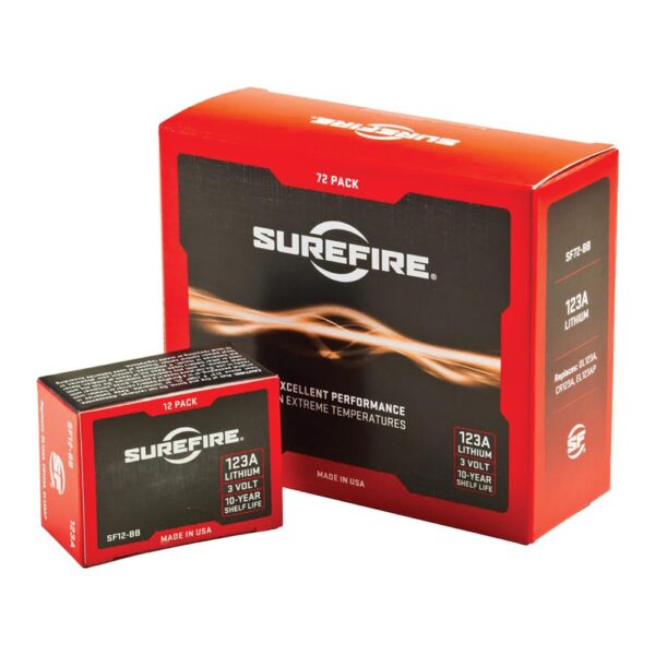 Surefire 123A Lithium Batteries 12/ct - Precision Shot Firearms