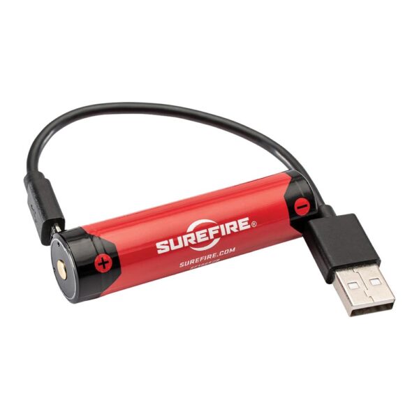 Surefire 18650 Micro USB Lithium-Ion Rechargeable Battery - Precision Shot Firearms
