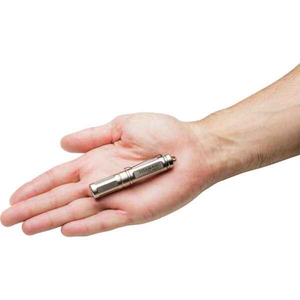 Surefire Titan-B Ultra Compact Keychain Flashlight 300 Lumens Silver - Precision Shot Firearms