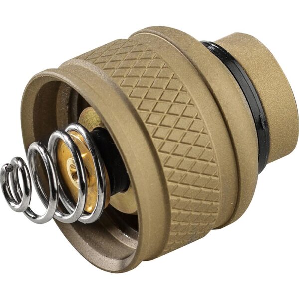 Surefire UE Scout Light Rear Cap Tailcap for Scout Light WeaponLights Tan - Precision Shot Firearms