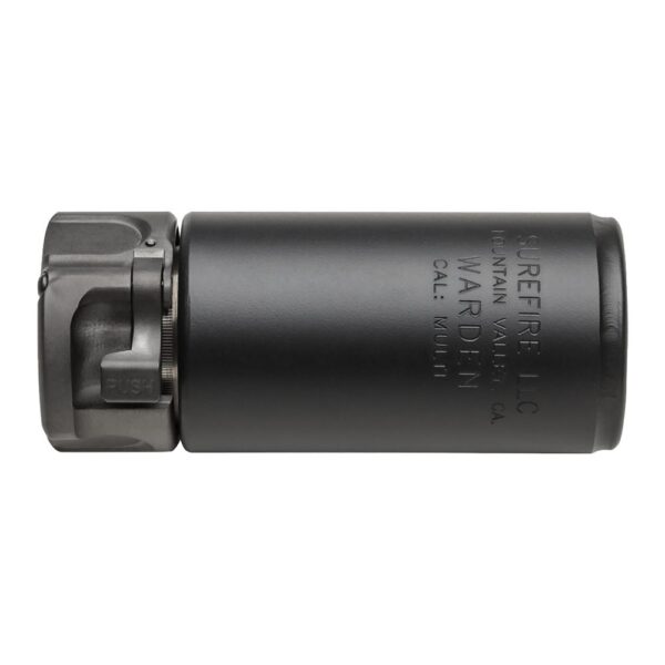 Surefire Warden Muzzle Device Fast-Attach Blast Regulator Black - Precision Shot Firearms