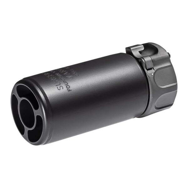 Surefire Warden Muzzle Device Fast-Attach Blast Regulator Black - Precision Shot Firearms