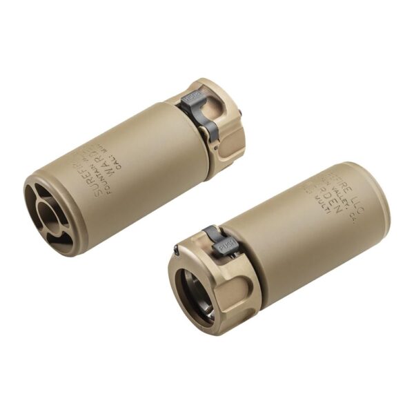 Surefire Warden Muzzle Device Fast-Attach Blast Regulator FDE - Precision Shot Firearms
