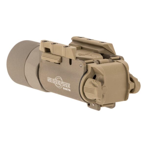Surefire X300T-A Turbo Weapon Light Universal and Pic Mount 650 Lumens Tan Lever Latch - Precision Shot Firearms