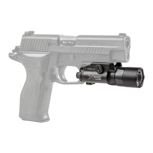 Surefire X300U-B Ultra-High-Output LED Handgun Weapon Light 1000 Lumens Black - Precision Shot Firearms