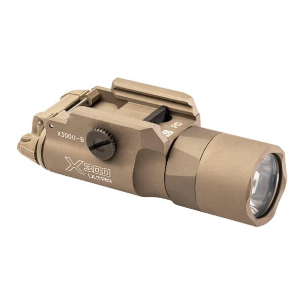 Surefire X300U-B Ultra-High-Output LED Handgun Weapon Light 1000 Lumens Tan - Precision Shot Firearms