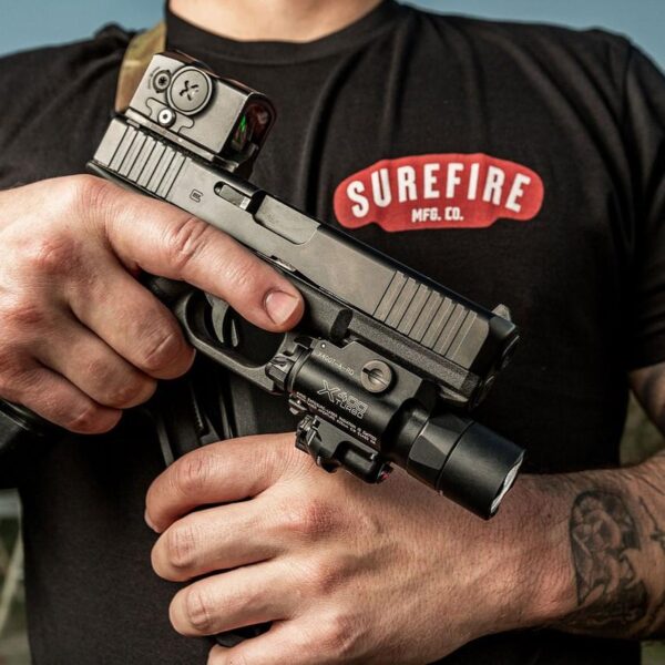 Surefire Turbo Series WeaponLight + Green Laser - Precision Shot Firearms