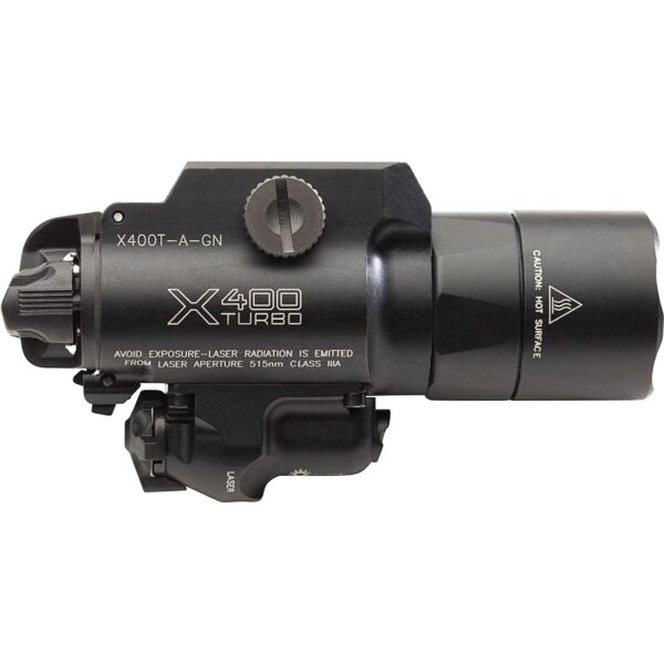 Surefire Turbo Series WeaponLight + Green Laser - Precision Shot Firearms