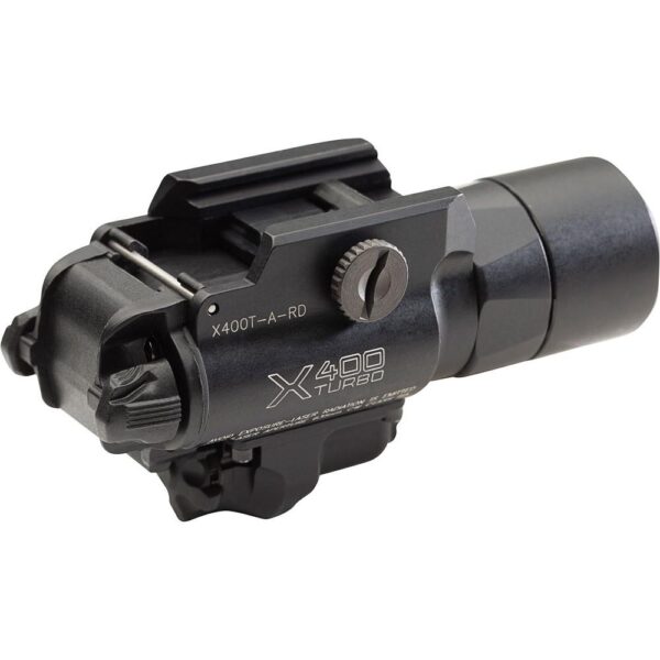 Surefire X400T-A Weapon Light with Red Laser 650 Lumens Black - Precision Shot Firearms