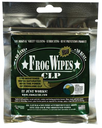 FrogLube CLP Wipes - 5/pk - Precision Shot Firearms