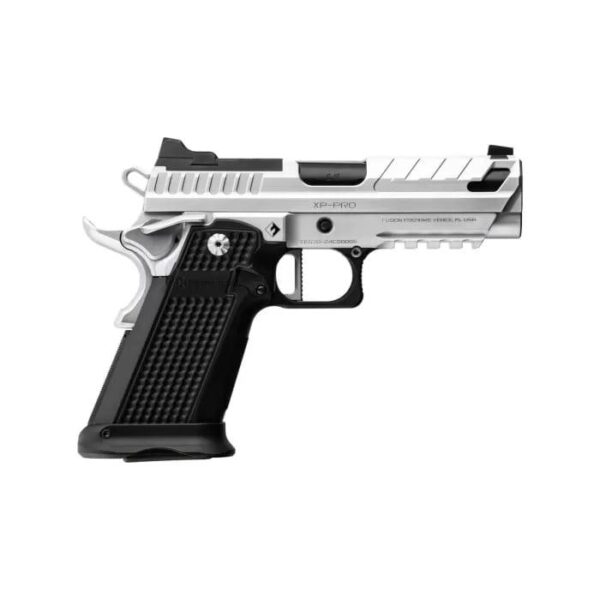 Fusion Firearms XP Pro 9 Handgun 9mm Luger 17rd magazines(2) 4'' Barrel RMR Optic Ready Chrome - Precision Shot Firearms