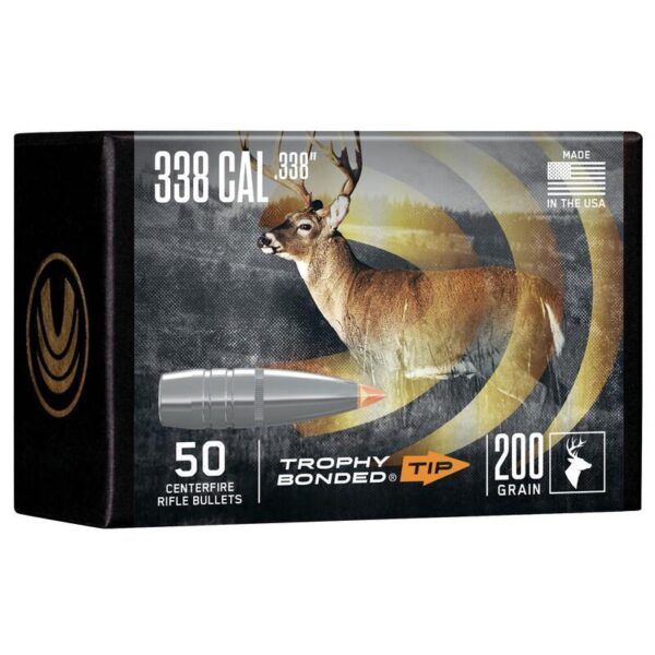 Federal Trophy Bonded Tip Component Bullets .338 Cal 200 gr - Precision Shot Firearms
