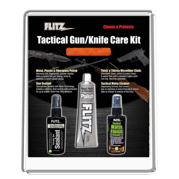 Flitz Tactical Gun & Knife Care Kit Clamshell - Precision Shot Firearms