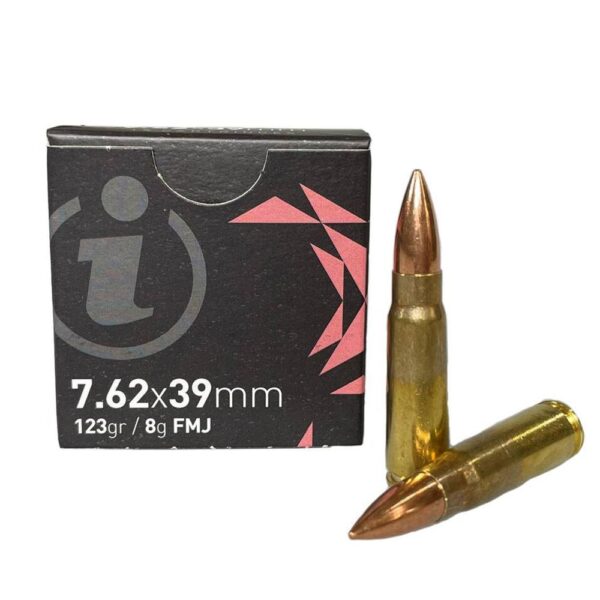 Global Ordnance Igman Rifle Ammunition 7.62x39mm 123gr FMJ 2405 fps 15/ct - Precision Shot Firearms