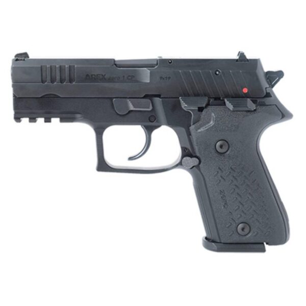 Arex Zero 1 Compact Handgun 9mm Luger 15rd Magazines(2) 3.85" Barrel Black - Precision Shot Firearms