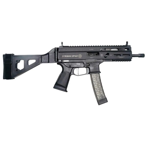 Grand Power Stribog SP9A3 Handgun 9mm Luger 30rd Magazines(3) 8" Barrel SBT Brace - Precision Shot Firearms