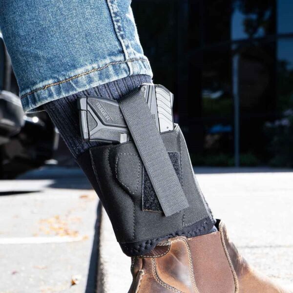Galco Cop Ankle Band Ankle Holster for Sig Sauer P230/P232 Black RH - Precision Shot Firearms