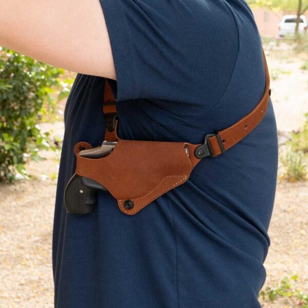 Galco Classic Lite 2.0 Shoulder System Holster for S&W J Frame Natural RH - Precision Shot Firearms